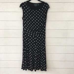 Lauren Ralph Lauren Fit and Flare polka dot Dress.